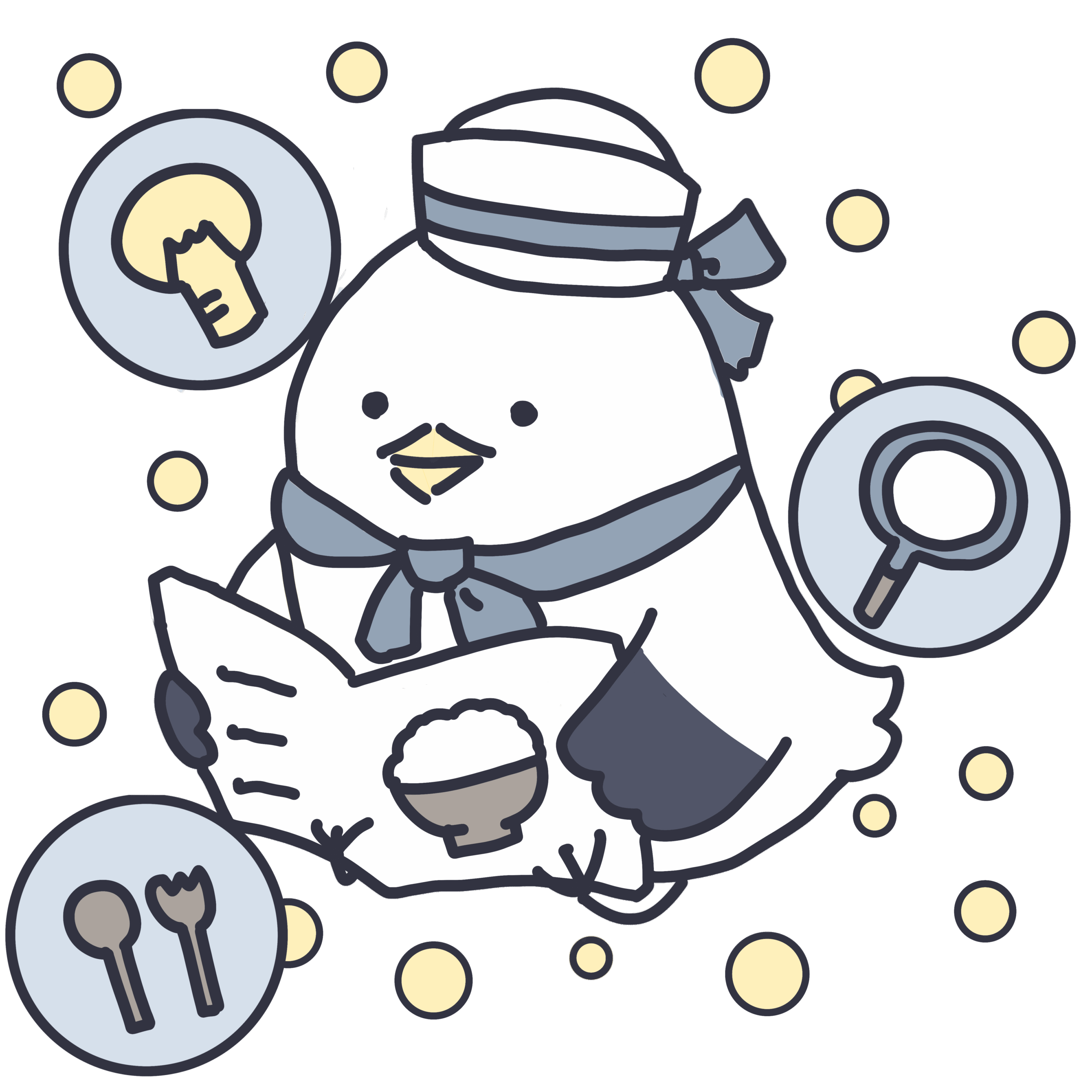 本を読む公式マスコット